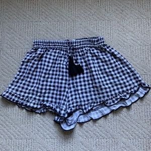 Hollister Gingham Print Shorts